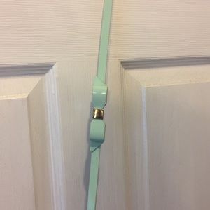 Mint Bow Belt